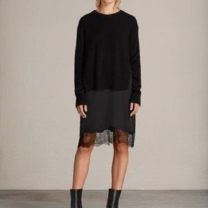 AllSaints Eloise long sleeve dress (2 pieces)
